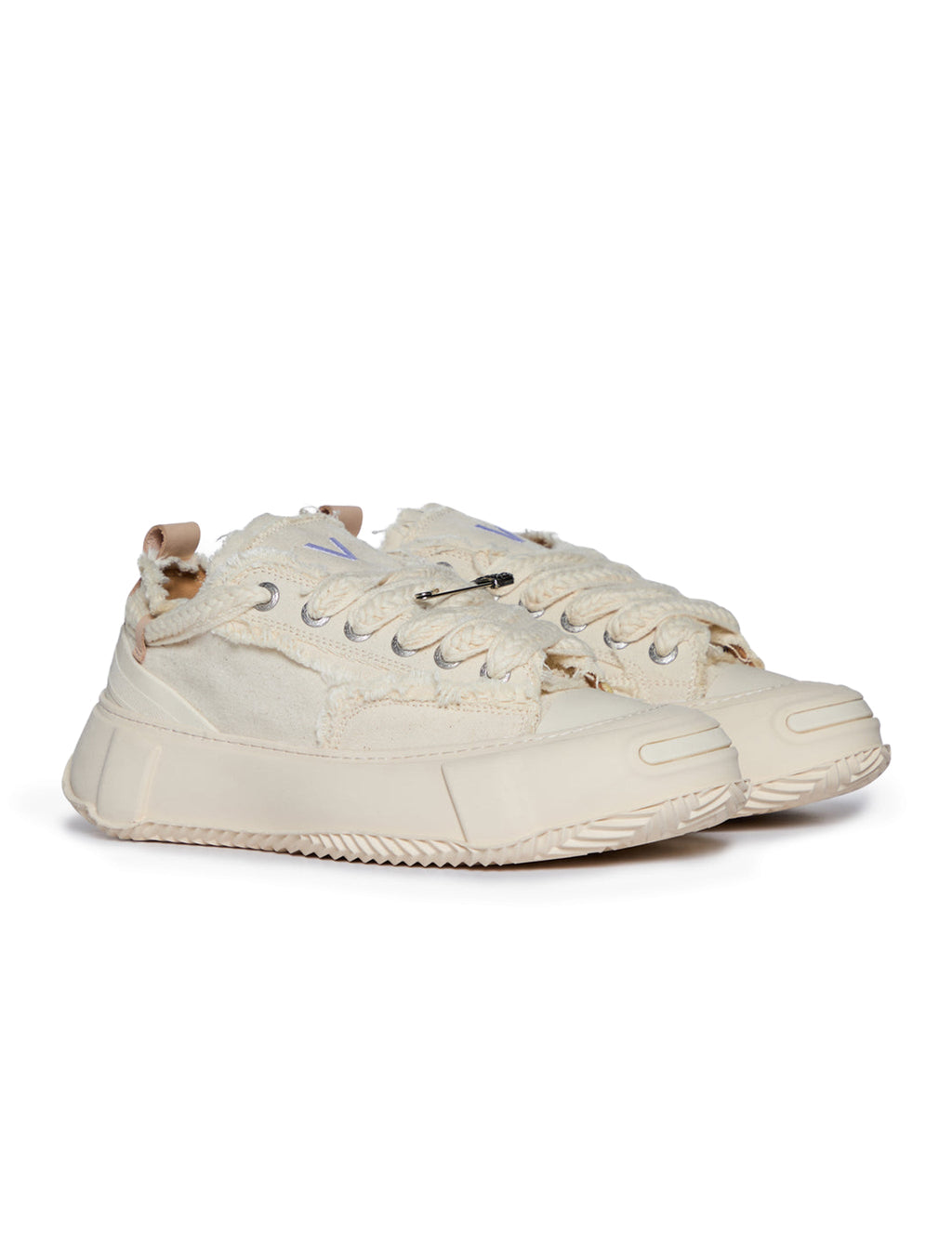 Valabasas Vision Shoes - Cream Leather