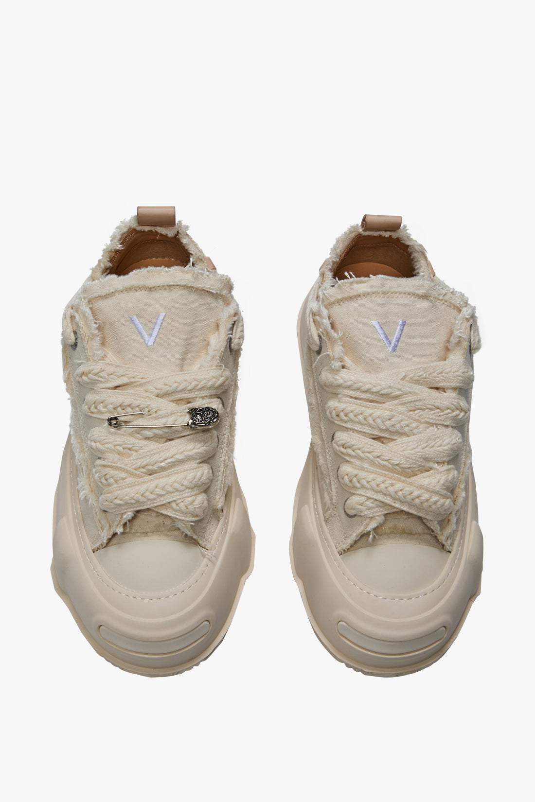 Valabasas Vision Shoes - Cream Leather