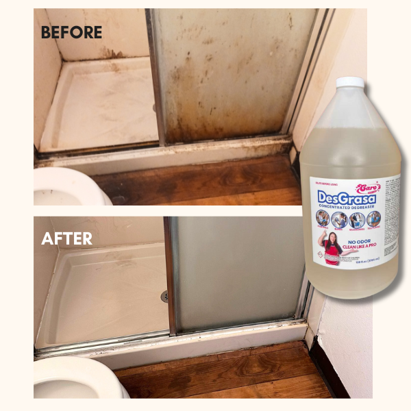 (1) Caro's DesGrasa 128oz Gallon - Concentrated Degreaser Heavy Duty - No fragrance - No Aroma