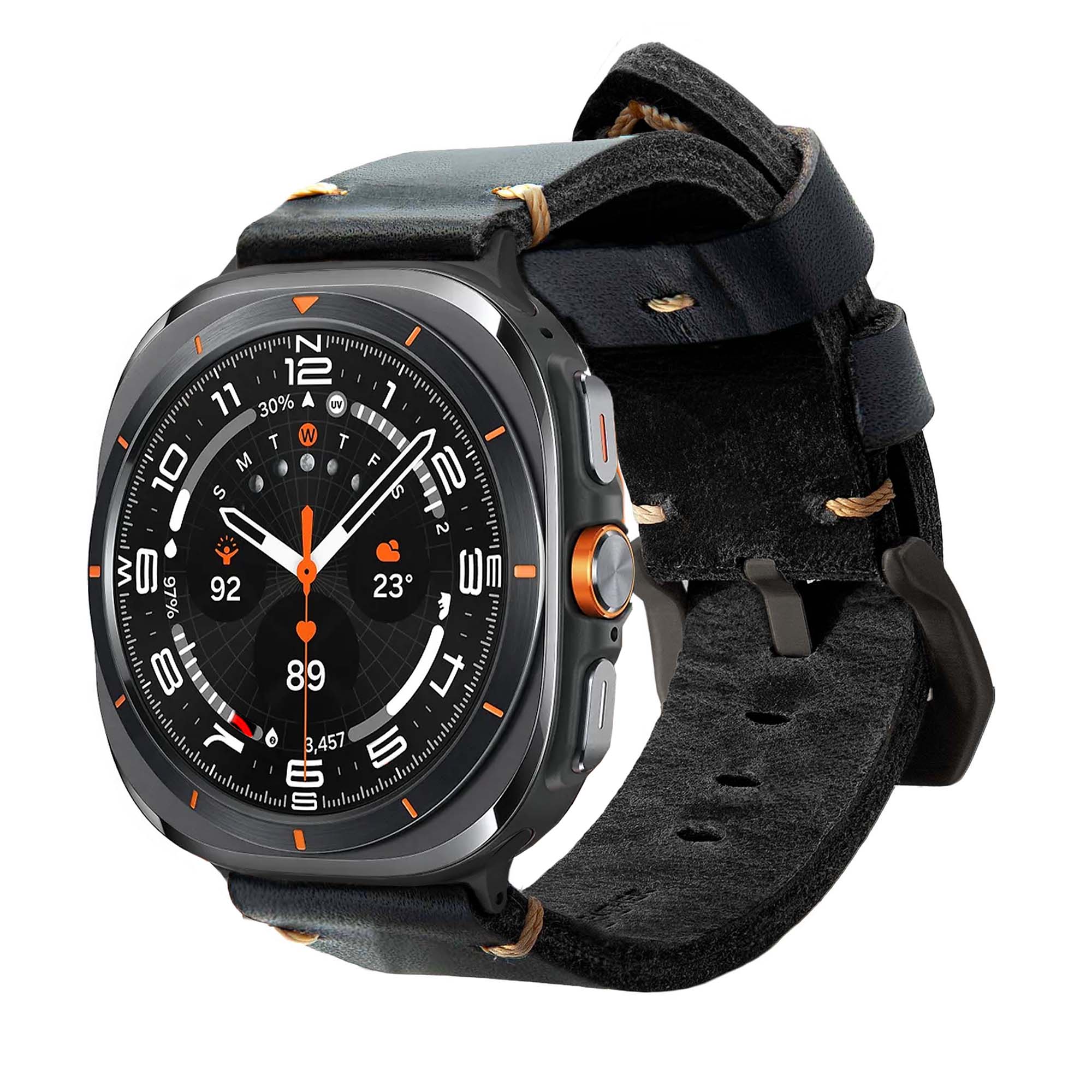 Leather Strap R01 for Samsung Galaxy Watch Ultra
