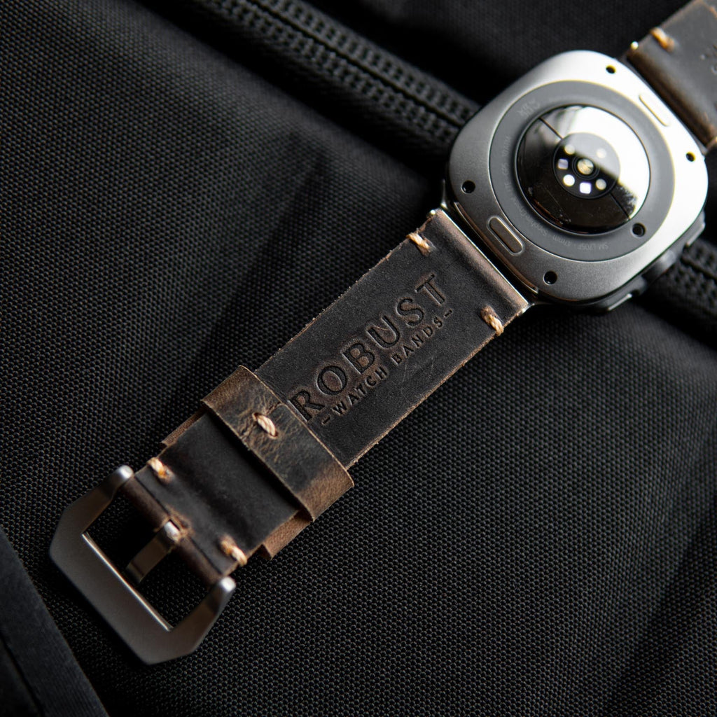 Leather Strap R01 for Samsung Galaxy Watch Ultra