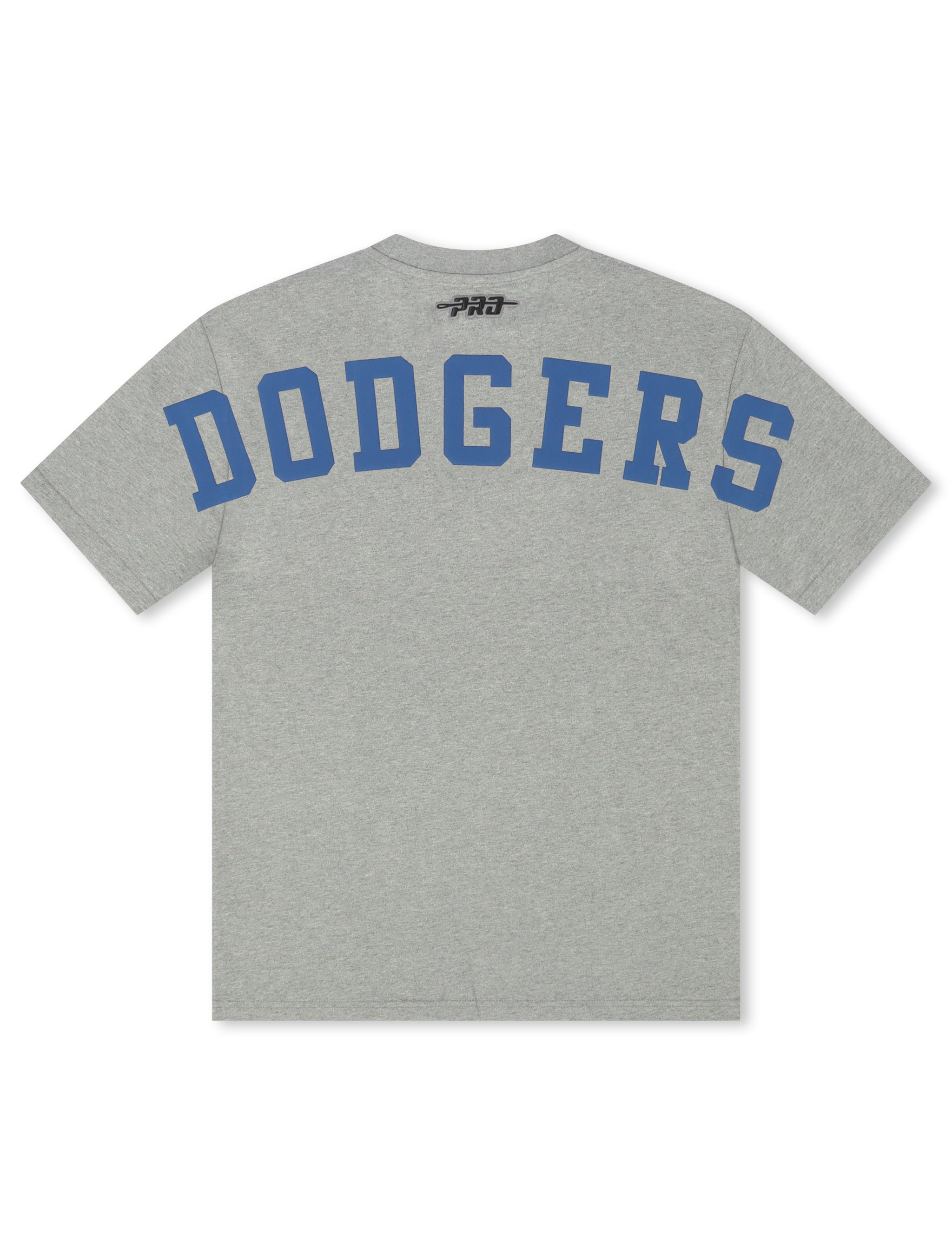 Pro Standard La Dodgers Wingspan Drop Shoulder Tee - Dark Heather Grey