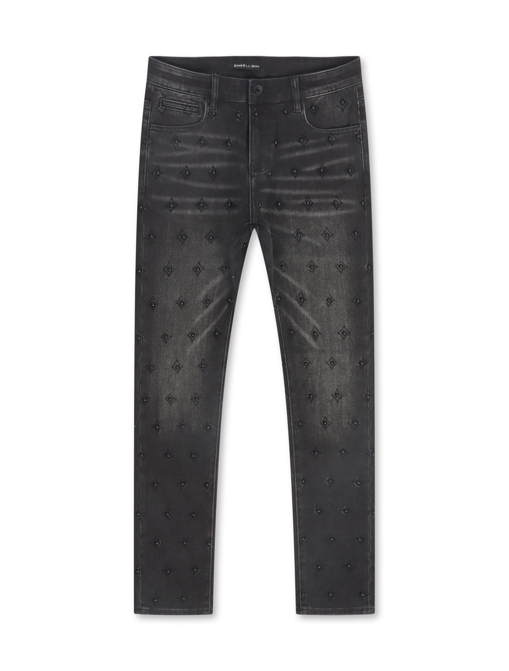 Embellish Cygnus Skinny Jean - Washed Black