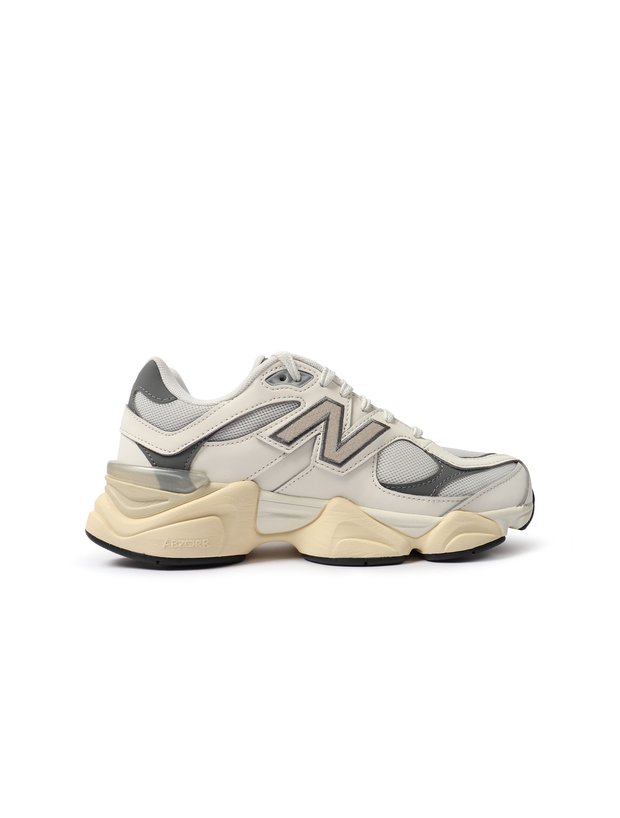 New Balance Big Kids 9060 Lifestyle Shoes  - White/Grey