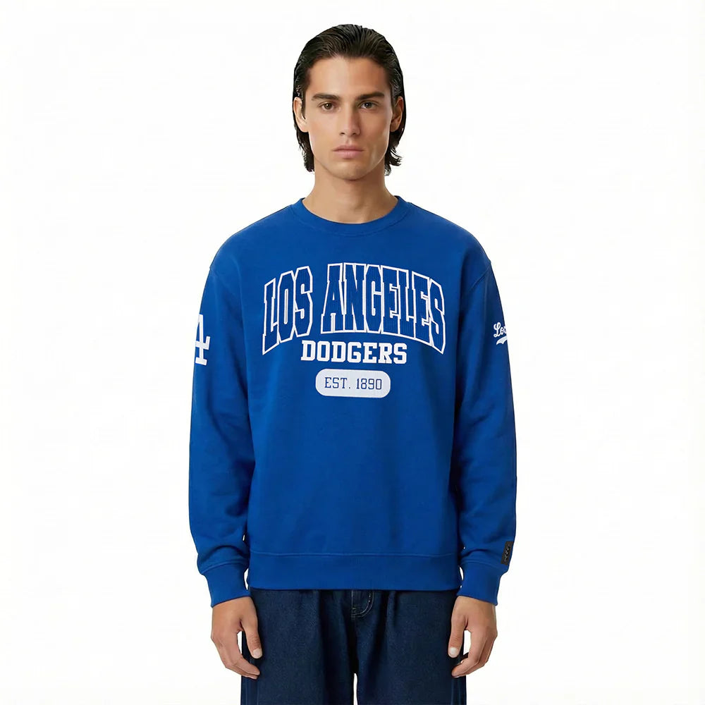 Pro Standard La Dodgers City Arch Crewneck - Dark Blue