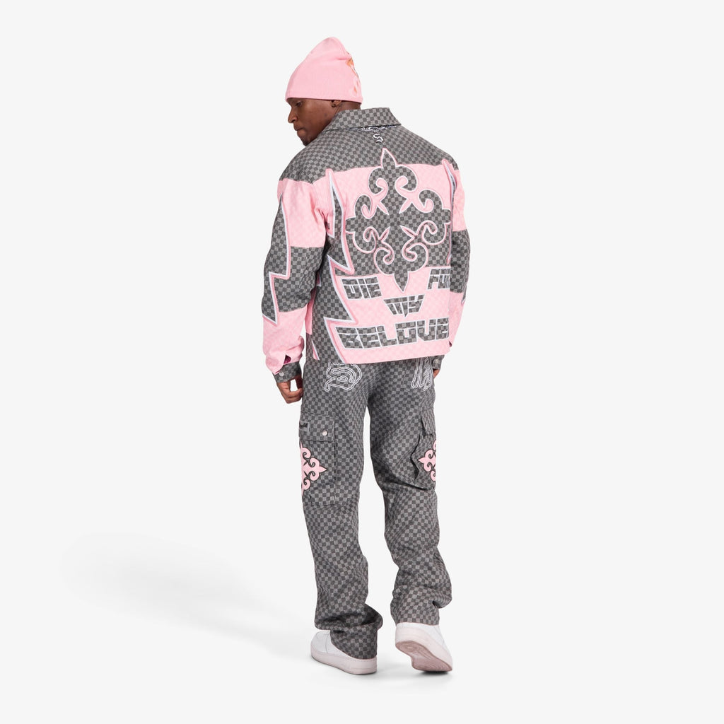 Sugarhill Darling Cargo Pants - Grey Grid