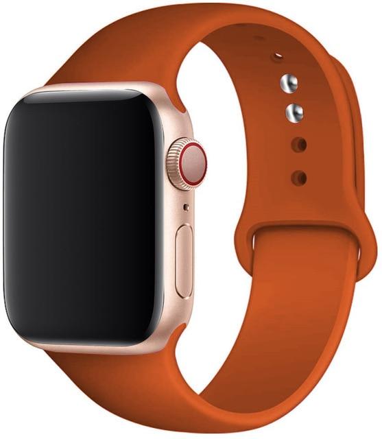 Silicone Strap Apple Watch Bands