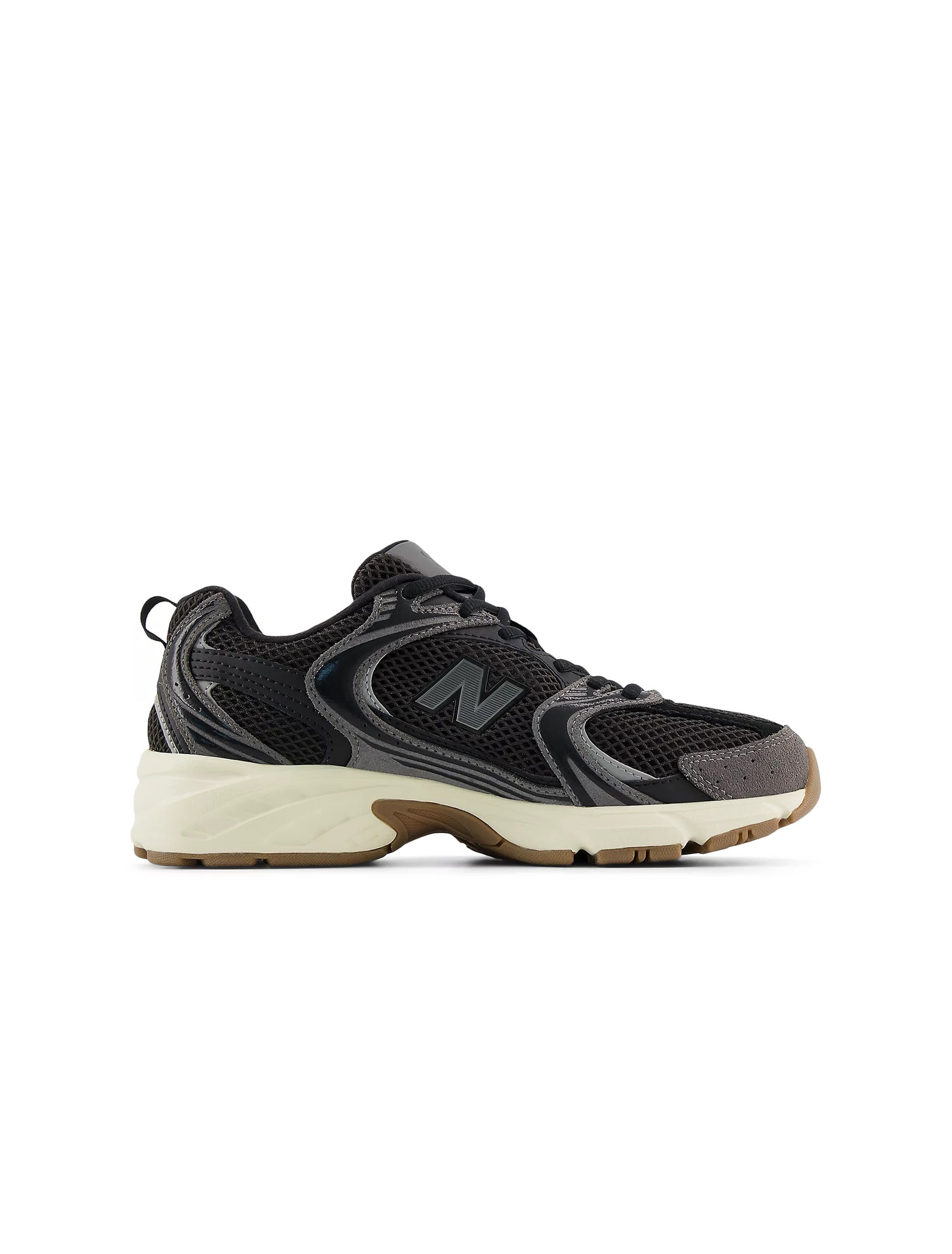 New Balance Big Kids 530 Running Shoes - Black/Gum