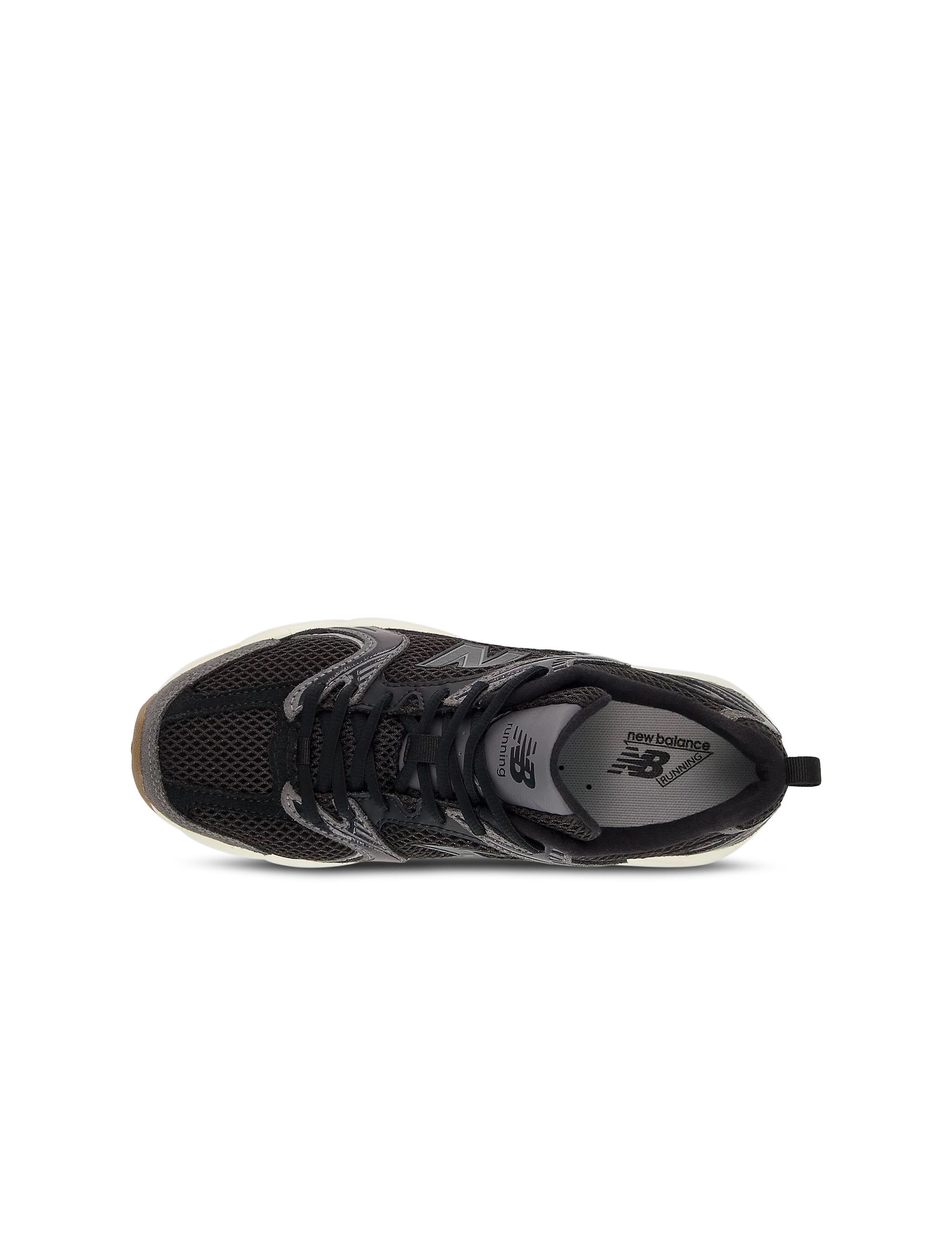 New Balance Big Kids 530 Running Shoes - Black/Gum